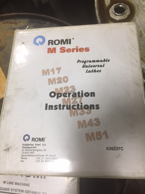 Romi M20, Machine ID: 6732